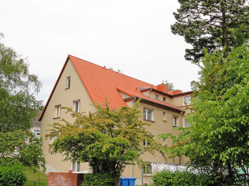 Wohnhaus in der Schillerstraße, neues Dach