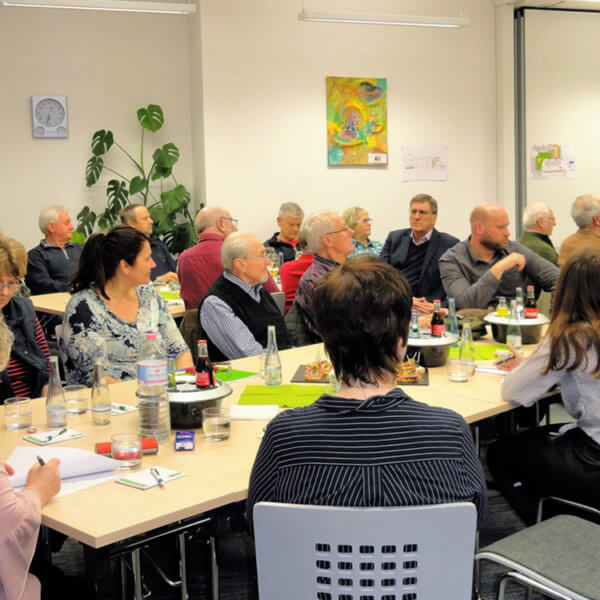 Vertreterstammtisch 20.02.18, Blick in den Raum