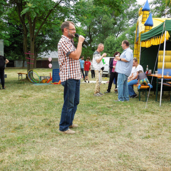 Mieterfest Hennickendorf, Rede durch Herrn Wessel