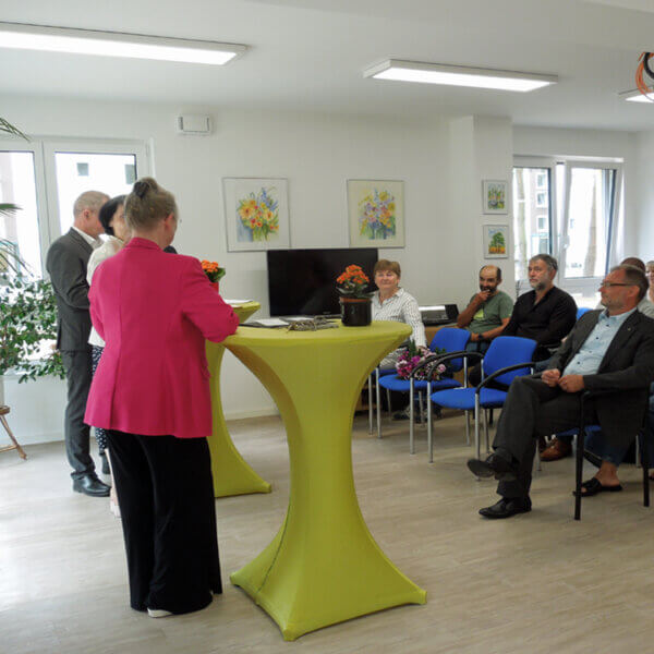 Übergabe Siegel "Gewohnt gut - fit für die Zukunft, Blick in den Saal